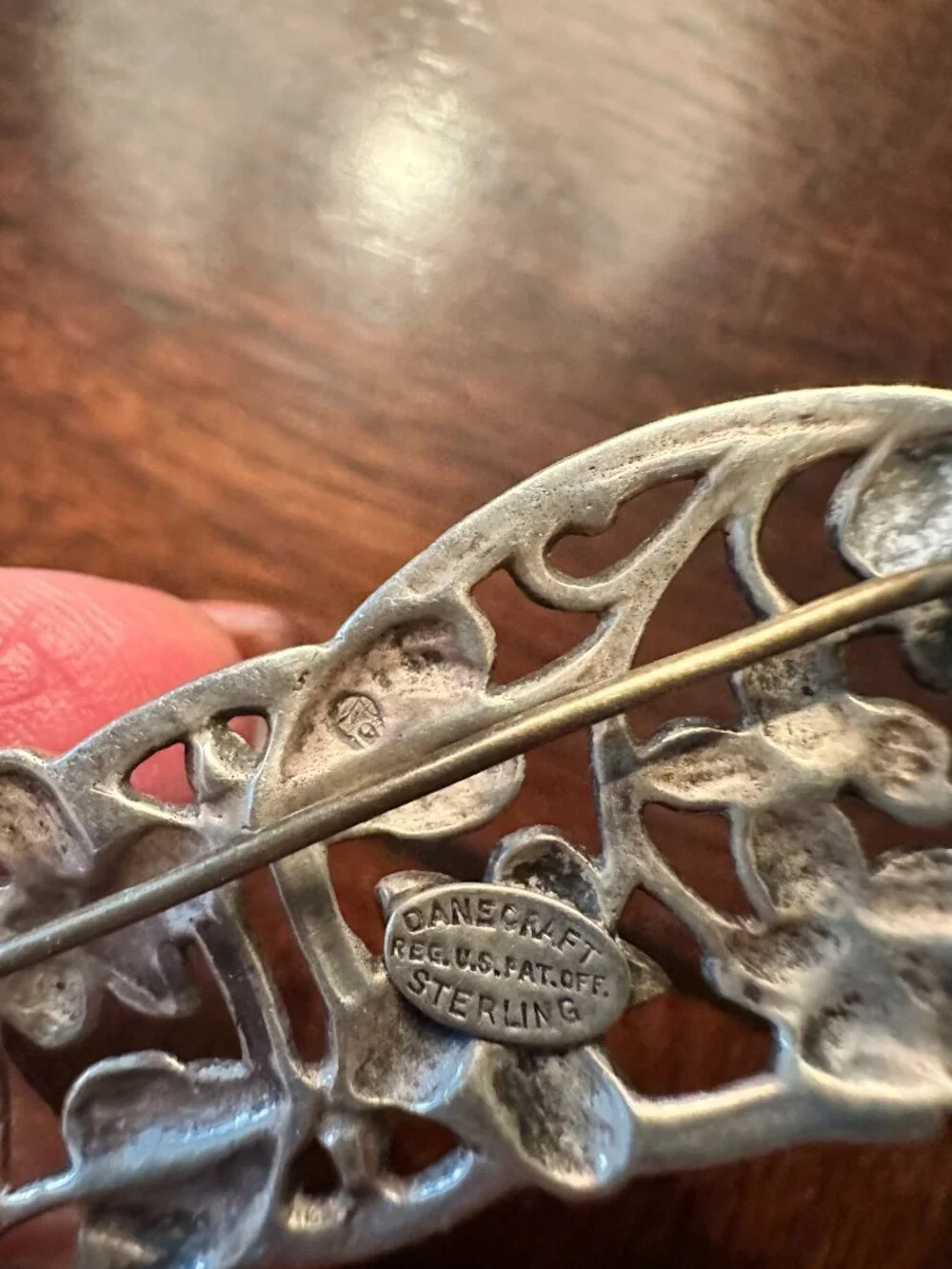 Danecraft Vintage Sterling Silver Brooch 1940's